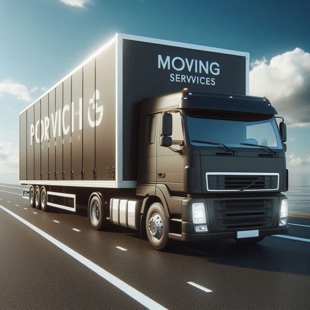 moving services truck